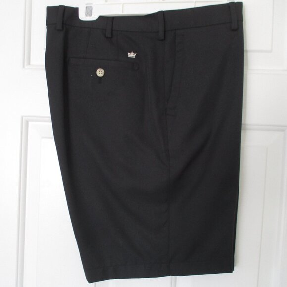 Peter Millar Crown Sport Mens "USC" Black Poly Golf Short Pant NWOT - Size 36W - Picture 3 of 4